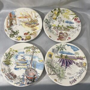Gien Provence Plate 24.8cm 4 Set